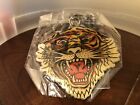 Vintage Don Ed Hardy Designs Roaring Tiger Large Keychain Zoo 2 5/8 Wide