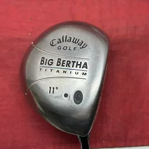 Callaway Titanium Big Bertha Right Hand Golf Driver 11* Gem 55w Graphite 43” - Picture 1 of 15