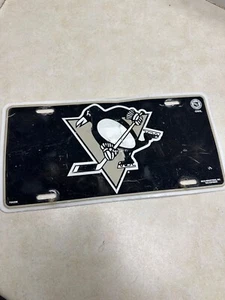 Vintage Pittsburgh Penguins License Plate - Picture 1 of 2