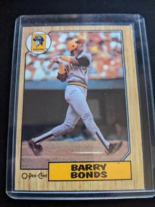 1987 O-Pee-Chee Barry Bonds #320 Rookie Pittsburgh Pirates RC OC NM - Picture 1 of 4