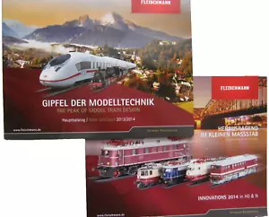 Fleischmann H0 N 2013 / 2014 GESAMT KATALOG + NEUHEITEN PREISE Lok Wagen Gleis - Bild 1 von 3