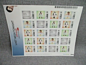 John Oliver Last Week Tonight USPS Stamps Sheet of 20 Photo Stamps - Picture 1 of 4