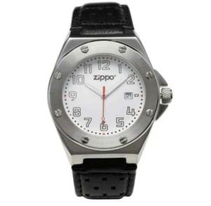 Zippo Z45008 Sport Watch-White Face-Black Leather Band 45008 Lot of 50 - Picture 1 of 1