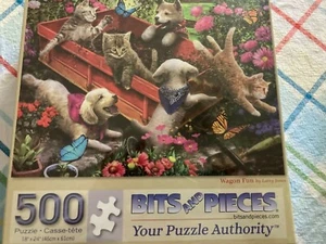 Bits and Pieces Puzzle "Wagon Fun" 500 Teile; Fun Puzzle; NEU; Versiegelt - Bild 1 von 8