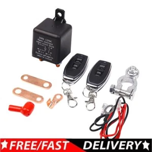 Wireless Remote Switch Isolator DC 12V Master Switches Master Kill Cut-off 200A - Picture 1 of 12