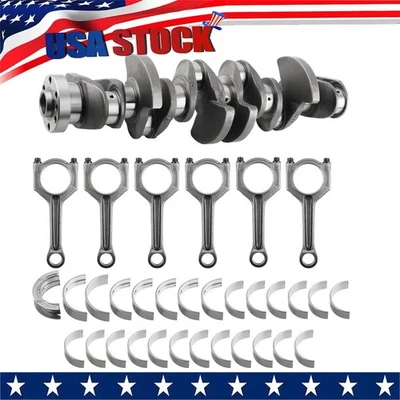 For BMW 535i X3 X6 3.0L N55B30A Engine Crankshaft Main Bearings Con Rod Set - Image 1 of 4