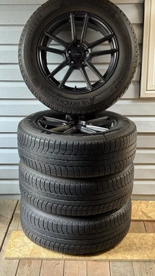 235/65R18 Michelin, Latitude X Ice Winter Tires With Fast luxurious black rims - Image 1 of 4