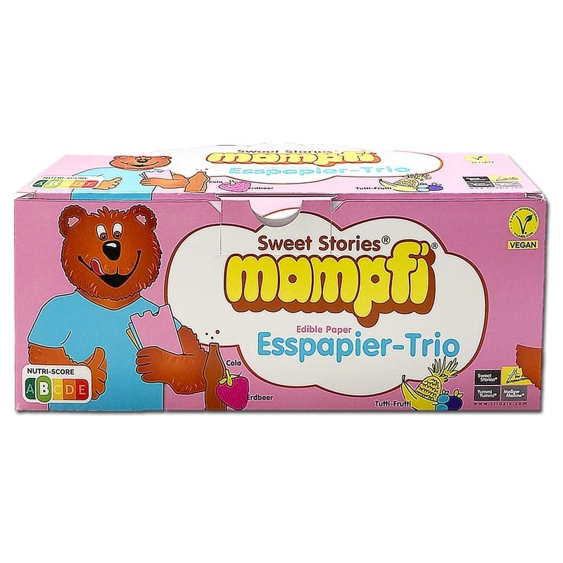 (31,90€/1kg) Esspapier Mampfi Trio, Oblaten, 200 Stück - Bild 1 von 1