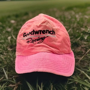 Gorra de béisbol GM Goodwrench Racing rosa neón Snapback hecha en EE. UU. años 80 vintage - Imagen 1 de 12