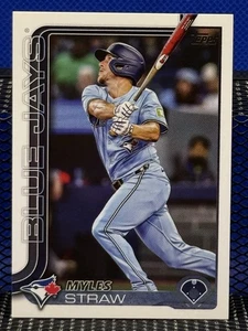 Actualización Topps 2025 MYLES STRAW Toronto Blue Jays Base US340 - Imagen 1 de 2
