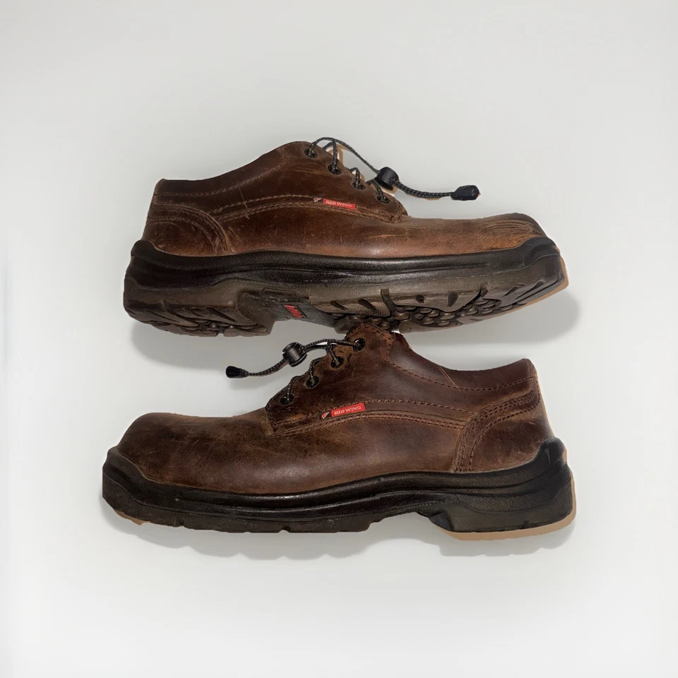 Zapatos de Seguridad Red Wing D Acero Puntera King Marrón Gamuza EE. UU. 11,5 M Cerraduras de Encaje Incluidas Foto 1 de 4