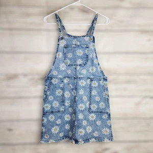 Cat & Jack Girl's Denim Flower Dress Size Large (10/12) Summer Beachy - Picture 1 of 10