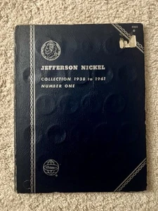 Jefferson Nickel Collector’s Album with - (30 Coins) - From 1938 To 1961 - Picture 1 of 6