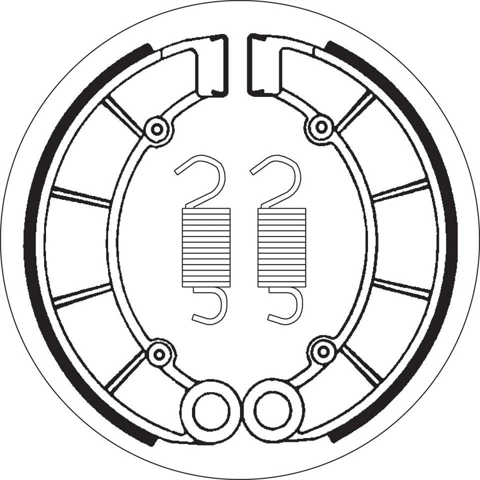 Zapatas de freno SBS 2027 Foto 1 de 1