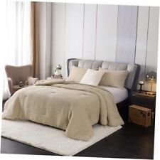  Luxury Reversible Comforter Sets King Size Bed, King/Cal King Champagne Gold