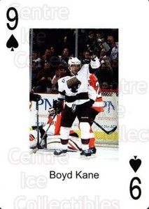 2009-10 Hershey Bears Playing Card #48 Boyd Kane