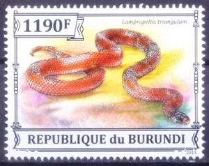 Burundi 2013 MNH, serpientes, reptiles, serpiente de leche - Imagen 1 de 1