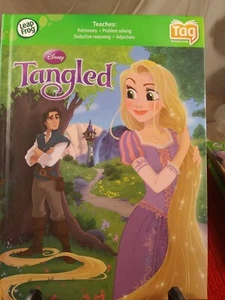 LeapFrog LeapReader TAG Book Disney Princess Rapunzel Tangled School Girls Kids - Picture 1 of 3