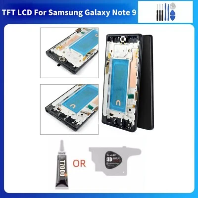 LCD Display Touch Screen Digitizer Assembly with Frame For Samsung Galaxy Note 9 - Image 1 of 4