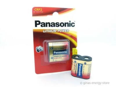 1 x Panasonic Lithium CRP2 Fotobatterie CR-P2 6V 1600 mAh NEU - Bild 1 von 2