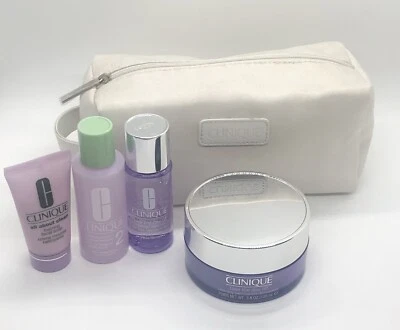 Clinique Skincare Take The Day Off Set: Cleansing, Exfoliating & Removing Makeup - Image 1 of 4
