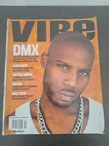 Vtg Oct. 2001 VIBE Hip Hop R&B Magazine DMX Alicia Keys Macy Gray A Must have - Picture 1 of 10