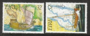 IRLANDA MNH 1992 SG837-838 PATRIMONIO MARÍTIMO IRLANDÉS CONJUNTO DE 2 - Imagen 1 de 1