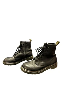Doc Dr. Martens Y 1460 Softy T Nappa NJ004 Leather Boots Black EU 37 US Sz M5 W6 - Picture 1 of 7
