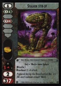 4x Stalker (STK-3F) - C Ungraded Commander's Edition - Battletech - Foto 1 di 1