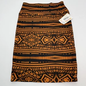 Falda de vestido para mujer LuLaRoe talla pequeña hasta la rodilla naranja Cassie E2 - Imagen 1 de 8