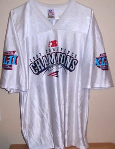 Tom Brady New England Patriots 2007 AFC Conference Champion Road Jersey NFL XL - Picture 1 of 2