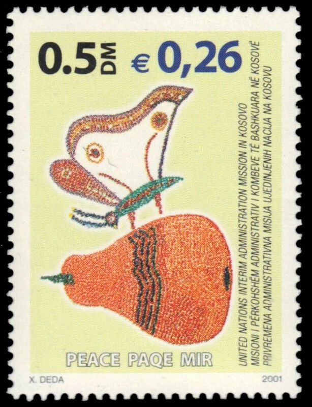 KOSOVO 8 - Paz en Kosovo "Mariposa" (pb46714) Foto 1 de 1