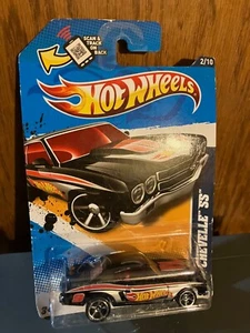 Hot Wheels '70 Chevelle SS '12 HW Racing #2/10 Blue Red White #172/247 - Picture 1 of 2