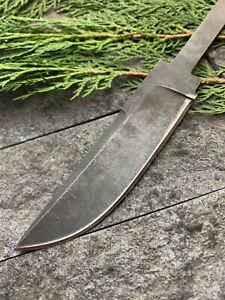 8" SHARD BLADE Custom Hand Forged D2 Steel Full Tang Hunting Blank Blade knife