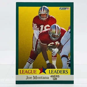1991 Fleer #408 Joe Montana LL San Francisco 49ers Football Card - Picture 1 of 2