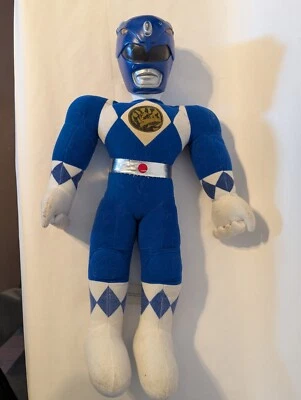 Mighty Morphin Power Rangers Blue Ranger 18" Plush 1993  (Grp250) - Image 1 of 2