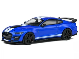 Ford Shelby Mustang blue diecast model car 421437060-S4311502 Solido 1:43 - Picture 1 of 4