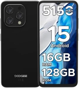 DOOGEE N55 Mobile Phones, Android 15 Smartphone 2025, 16GB+128GB/2TB, 6.56" - Zdjęcie 1 z 8