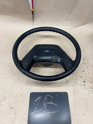 1987-1991 F150 F250 F350 BRONCO BRICKNOSE STEERING WHEEL CORE PROJECT OEM HORN - Image 1 of 4