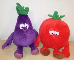 Peluche vitamini coop Pomodoro + Melanzana pupazzi Goodness Gang plush soft toys - Picture 1 of 1