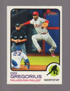 2022 Topps Heritage DIDI GREGORIUS Baseball Card 285 Philadelphia Phillies