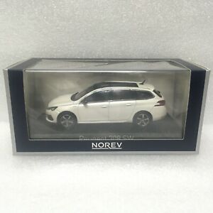 PEUGEOT 308 GT LINE SW STATION WAGON 2017 PEARL WHITE NOREV 1/43 473818