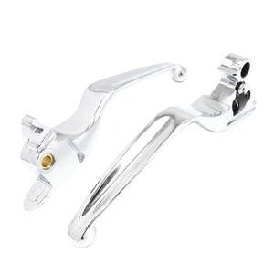 New Chrome Brake Clutch Levers For Harley Breakout FXSB / FXBR / FXBRS 2015-2023 - Picture 1 of 8