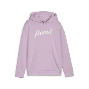 PUMA Essentials Script Pullover Hoodie Youth Girls Size L Casual Outerwear 6794 - Picture 1 of 2