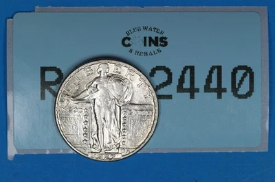 1927-D 25C STANDING LIBERTY SILVER QUARTER EARLY US TYPE COIN RAW-2440 - Image 1 of 4