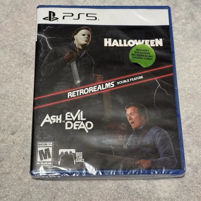 Ash vs. The Evil Dead & Halloween Retro Realms Double Feature PS5 New/Seal - Image 1 of 4