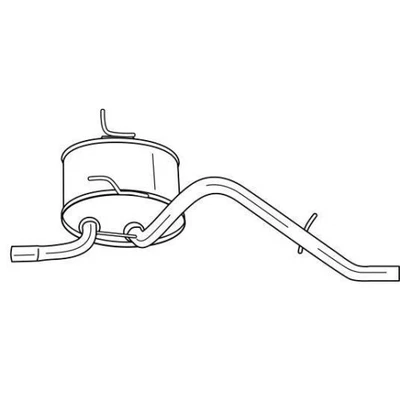 Silencieux Arrière Sigam 73605 pour Daewoo - Photo 1/2