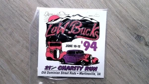 Low Bucks '94 Charity Run Plaque Martinsville VA Daytona Trophy VTG NOS - Picture 1 of 2
