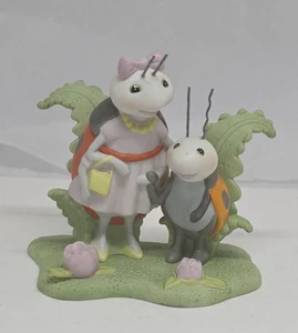 Vtg Hallmark Storybook Friends Lulu & Louie Ladybug Figurine 1998 Mother & Son - Picture 1 of 8