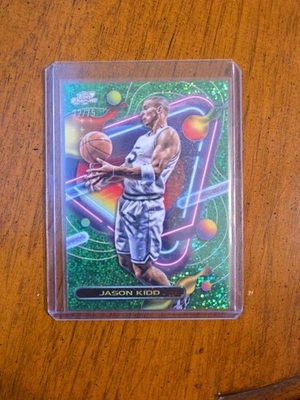 2023-24 Topps cromo cósmico - Jason Kidd #143 refractor de polvo espacial verde/75 Foto 1 de 2